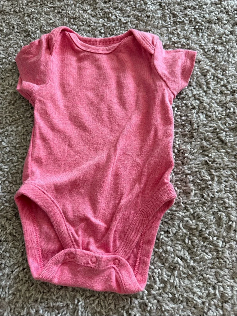 Carter's Baby Girls Multi Pink White Navy One-Piece Bodysuits Lot